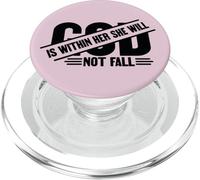 Dios está Dentro de Ella Ella no fallará Dios Cristiano Que Las Mujeres aman PopSockets PopGrip para MagSafe