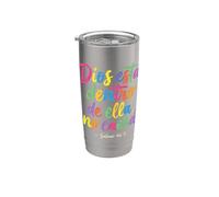 Dios Esta Dentro De Ella No Caera Cristianos Fe Religiosa Vaso térmico de acero inoxidable de doble pared