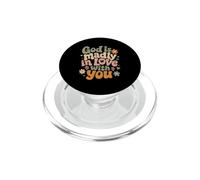 Dios está locamente Enamorado de ti fe Cristiana inspiradora PopSockets PopGrip para MagSafe