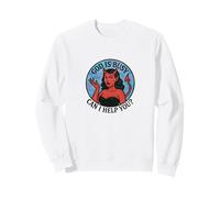 Dios está Ocupado, ¿Puedo ayudarte? Diablo Woman Art Demon Girl Sudadera