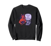 Dios está Ocupado, ¿Puedo ayudarte? Diablo Woman Art Demon Girl Sudadera