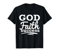 Dios Fe Éxito Cristiano Inspirado Camiseta