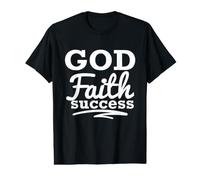 Dios Fe Éxito Cristiano Inspirado Camiseta gráfica económica