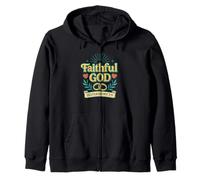 Dios fiel Deuteronomio 7:9 Cristiano Sudadera con Capucha