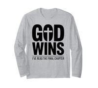 Dios GANA He leído el capítulo Final Religioso Motivacional Manga Larga