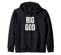 DIOS GRANDE. Mi Dios es tan Grande, Fuerte y Poderoso Sudadera con Capucha