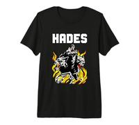 Dios Griego Antiguo Hades Gobernante del Inframundo Perro Cerberus Camiseta Premium