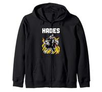 Dios Griego Antiguo Hades Gobernante del Inframundo Perro Cerberus Sudadera con Capucha