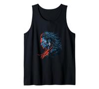 Dios hindú Shiva Anime Espiritual Fuego Meditación Minimal Camiseta sin Mangas