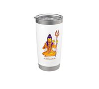 Dios hindú - Shiva Vaso térmico de acero inoxidable de doble pared