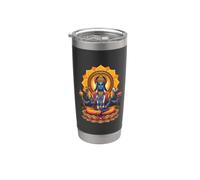 Dios hindú Vishnu Vaso térmico de acero inoxidable de doble pared