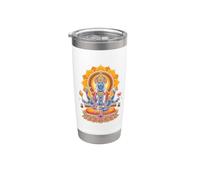 Dios hindú Vishnu Vaso térmico de acero inoxidable de doble pared