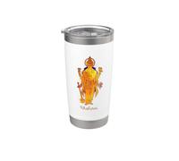 Dios hindú - Vishnu Vaso térmico de acero inoxidable de doble pared