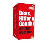 Dios, Hitler y Gandhi entran en un Bar…- Juego de Mesa Adulto de Debate provocador y Humor Inteligente, Defiende Ideas controvertidas con lógica, Velocidad o sátira (Linguagem Português)
