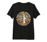 Dios Hizo a los Bomberos Tan policía Bomberos Jefe de Bomberos Camiseta Premium