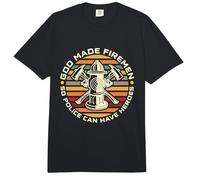 Dios Hizo a los Bomberos Tan policía Bomberos Jefe de Bomberos Comfort Colors Adult Heavyweight T-Shirt