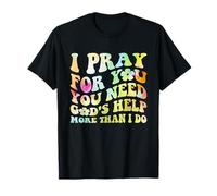 Dios I Pray For You Jesús Retro Christian Camiseta