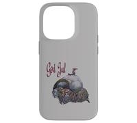 Dios Jul escandinavo Julbocken Yule Cabra después de John Bauer Carcasa para iPhone 14 Pro