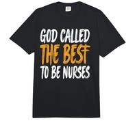 Dios llamó a los Mejores a ser Enfermeras Fe Comfort Colors Adult Heavyweight T-Shirt