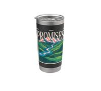Dios mantiene sus promesas Christian Jesús adoración versículo bíblico Vaso térmico de acero inoxidable de doble pared