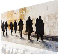 Dios Masculino Alfombrilla Ratón XXL 600x300mmAmarillo Mouse Pad Gaming con Base Goma Antideslizante, Alfombrilla Raton Grande Mejora precisión Velocidad, Tapete Escritorio con Bordes Cosidos a-990