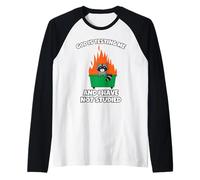 Dios Me Está Probando Y No He Estudiado Camiseta Manga Raglan