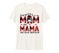 Dios me regaló a tittles mamá y mamá Abuela Día de la Madre Camiseta Premium