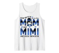 Dios me regaló a tittles mamá y Mimi Abuela Día de la Madre Camiseta sin Mangas