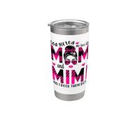 Dios me regaló a tittles mamá y mimi abuela Día de la Madre Vaso térmico de acero inoxidable de doble pared