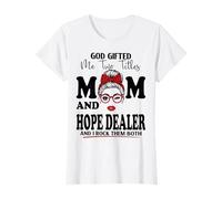 Dios me regaló Dos títulos mamá y Esperanza Distribuidor día de la Madre Camiseta