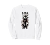 Dios mío, Animal Divertido Mapache Sudadera