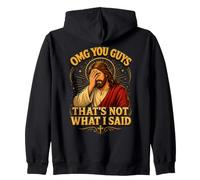 Dios mío, Chicos, eso no es lo Que Dije Jesús Cristiano Divertido Sudadera con Capucha