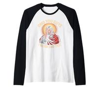 Dios mío, Chicos, Nunca Dije Que Jesús fe Cristiana Camiseta Manga Raglan