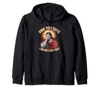 Dios mío, Chicos, Nunca Dije Que Jesús fe Cristiana Sudadera con Capucha