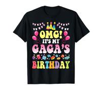 Dios mío, es el cumpleaños de mi Gaga, Feliz para mí, papá Mami Camiseta