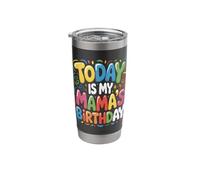 Dios mío, es el cumpleaños de mi mamá Vaso térmico de acero inoxidable de doble pared