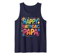 Dios mío, es el cumpleaños de mi papá Feliz con él y papá Camiseta sin Mangas