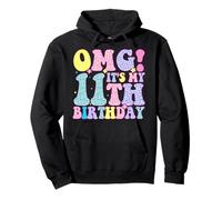 Dios mío, es mi 11 cumpleaños Regalos de Once años Happy Bday Sudadera con Capucha