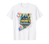 Dios mío! Es mi Amigo cumpleaños Divertido Fiesta Confeti Arte Vibes Camiseta