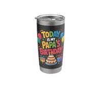Dios mío, es mi cumpleaños de PAPA Vaso térmico de acero inoxidable de doble pared