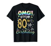 Dios mío, es mi Fiesta Familiar de cumpleaños número 80 para una niña de 80 años Camiseta