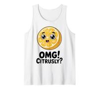 Dios mío, Gracioso Juego de Palabras con limón y cítricos, Linda Fruta Kawaii Camiseta sin Mangas