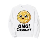 Dios mío, Gracioso Juego de Palabras con limón y cítricos, Linda Fruta Kawaii Sudadera