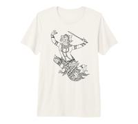 Dios Mono hindú Hanuman Camiseta Premium