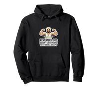 Dios no ama los bíceps pequeños Funny Swole Jesús Gimnasio Humor Sudadera con Capucha