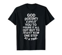 Dios no Espera Que lo imagines Todo Ropa Cristiana Camiseta gráfica económica