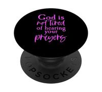 Dios no está Cansado Oraciones Biblia Escritura Proverbios Jesús Orar PopSockets PopGrip Adhesivo