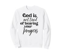 Dios no está Cansado Oraciones Biblia Escritura Proverbios Jesús Orar Sudadera