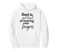 Dios no está Cansado Oraciones Biblia Escritura Proverbios Jesús Orar Sudadera con Capucha