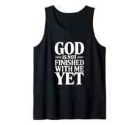 Dios no ha Terminado con mí todavía Cita inspiradora Camiseta sin Mangas
